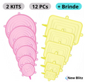 Promoção Natal + 2 Kits Tampas de Silicone + Brinde Exclusivo